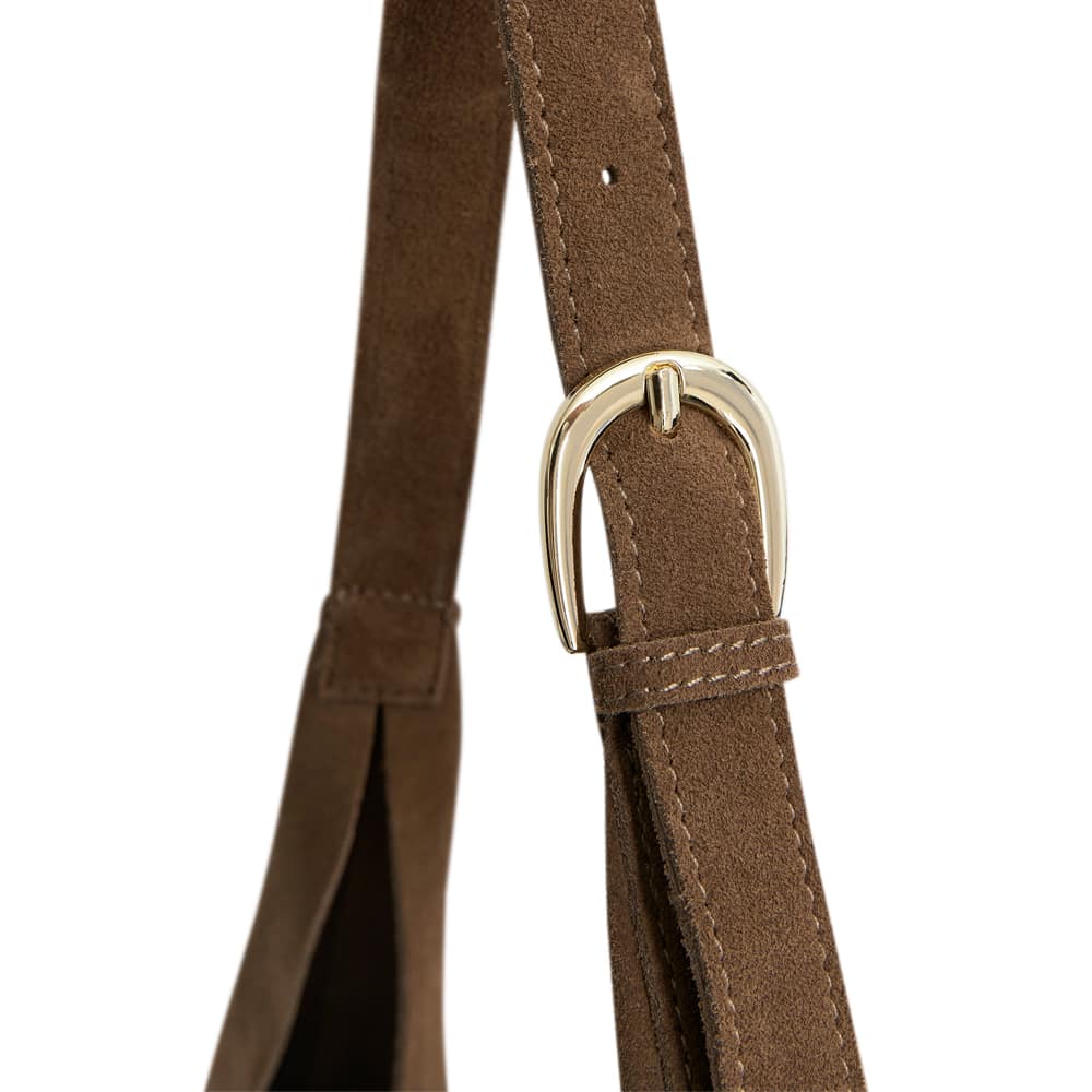 Quay Bag in Tan Suede