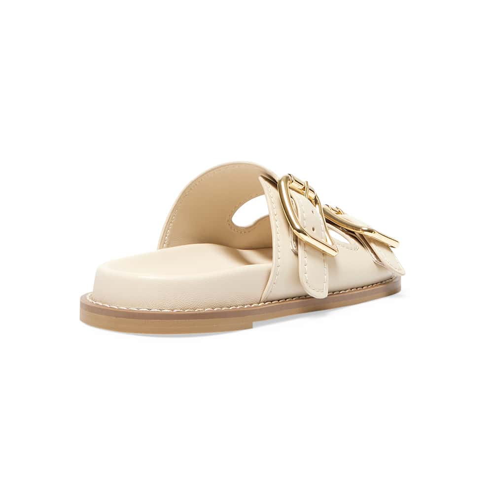 Randall Slide in Nude Leather