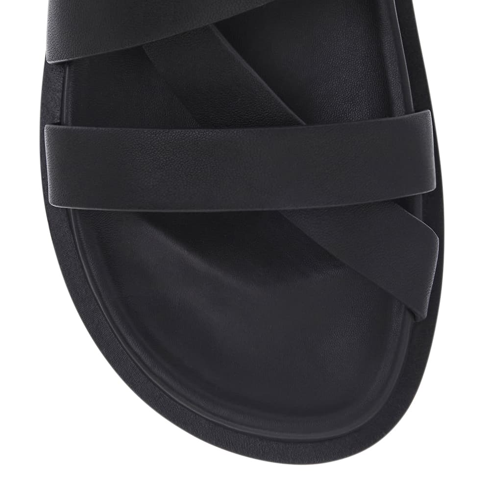 Ratio Sandal in Black Leather