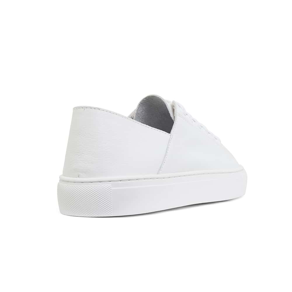 Rialto Sneaker in White Leather