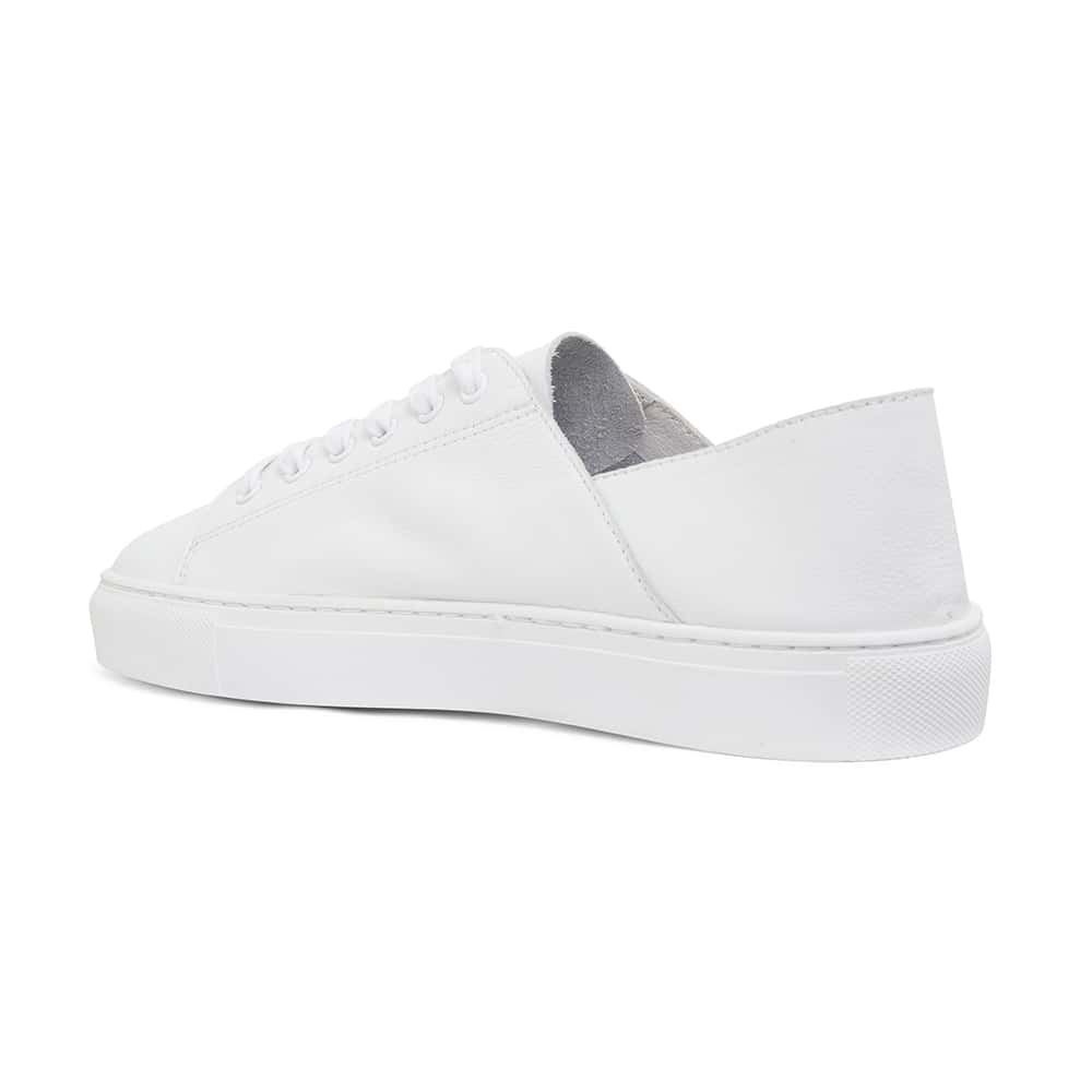 Rialto Sneaker in White Leather