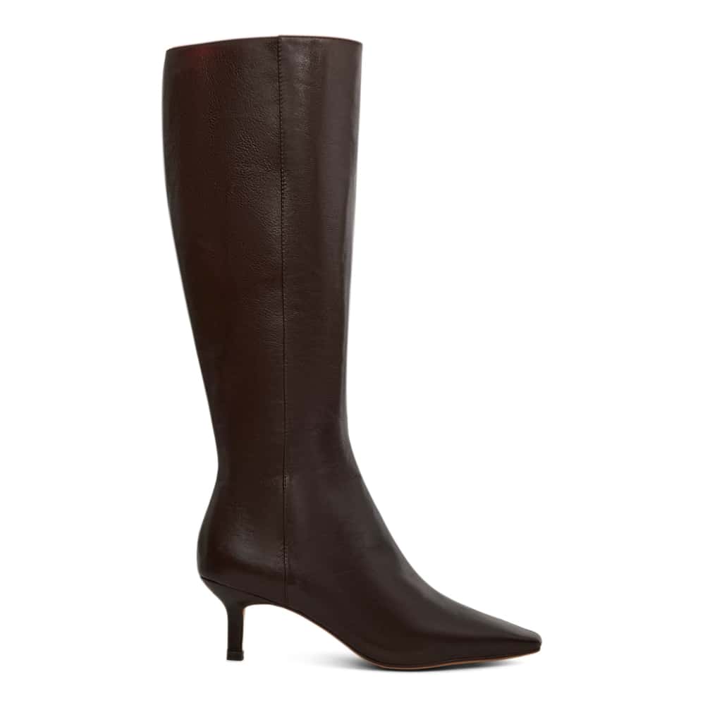 Roulette Boot in Chocolate  Leather