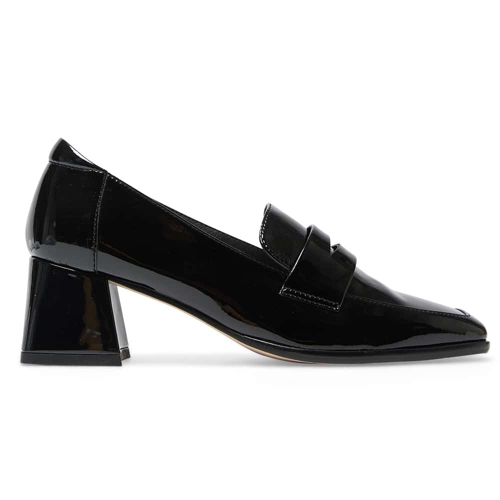 Sullivan Heel in Black Patent