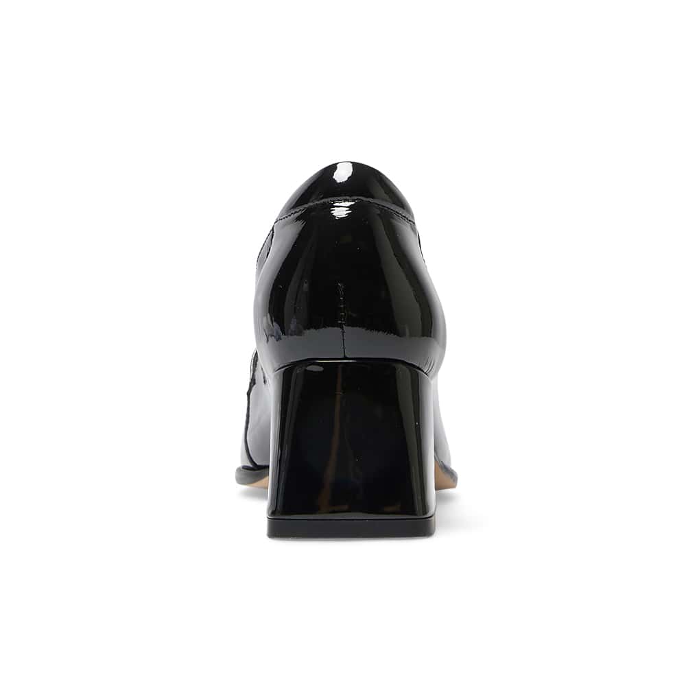 Sullivan Heel in Black Patent