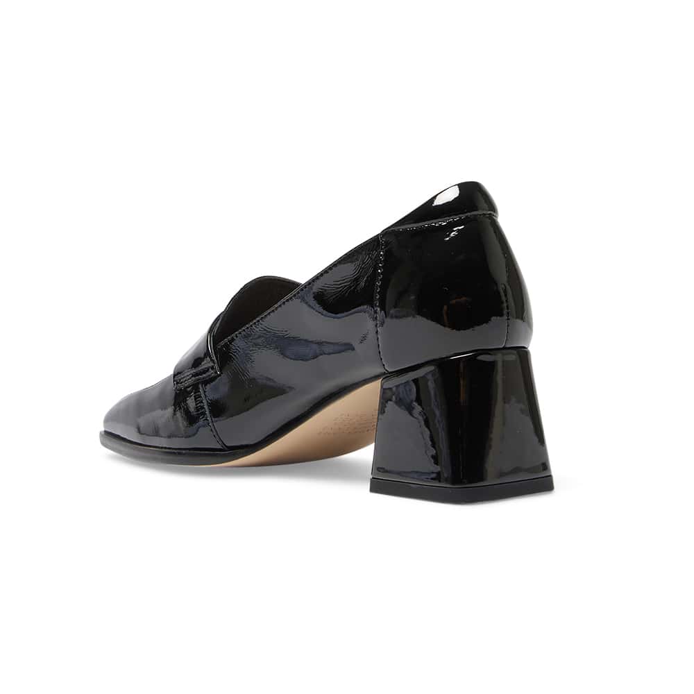 Sullivan Heel in Black Patent