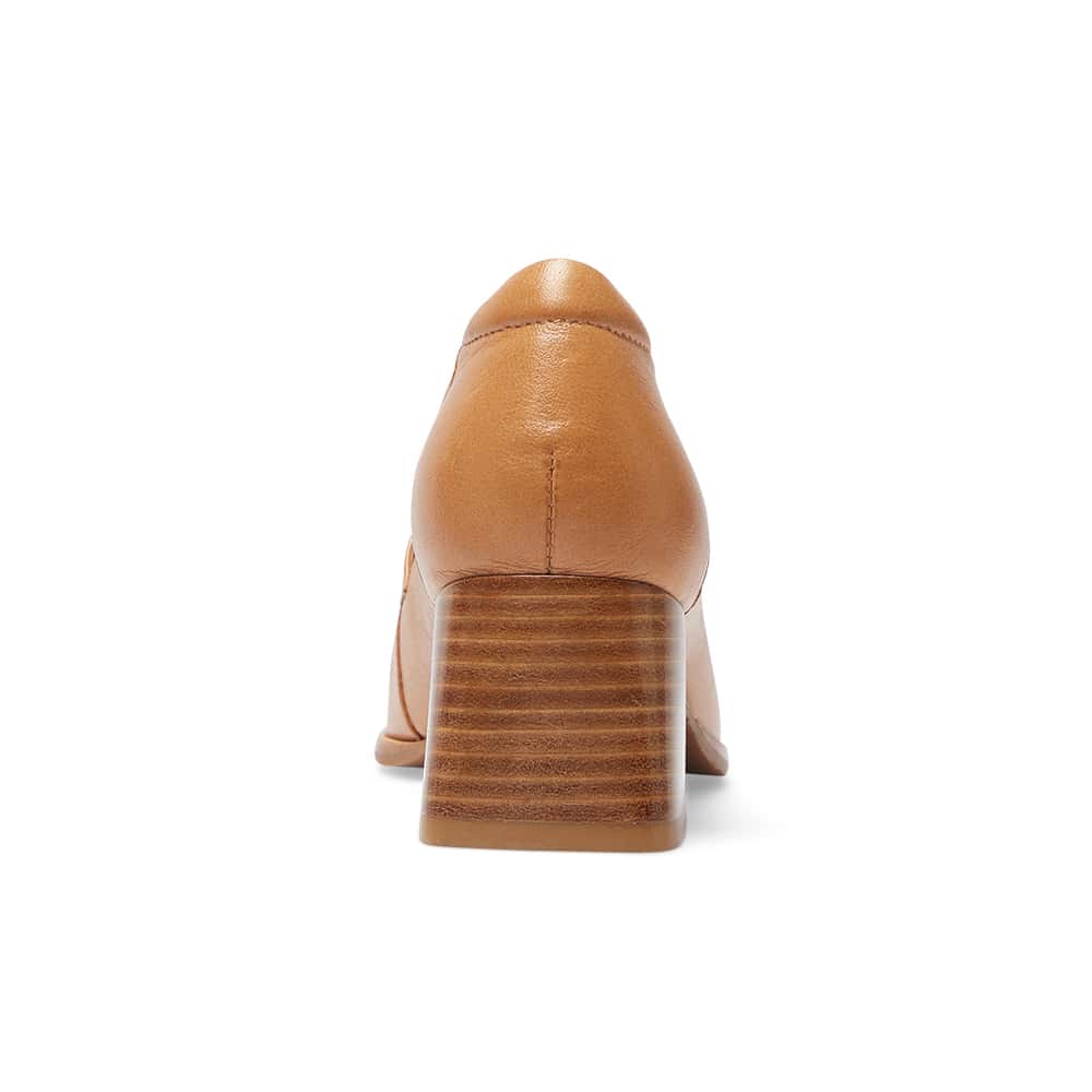 Sullivan Heel in Tan Leather