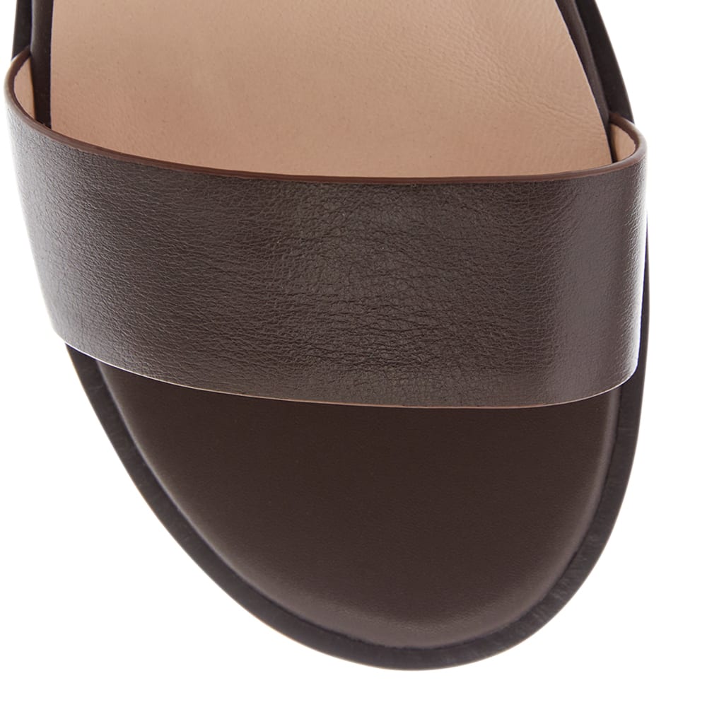 Tabatha Sandal in Chocolate Glove Leather