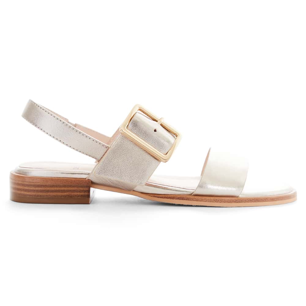 Tabatha Sandal in Gold Leather
