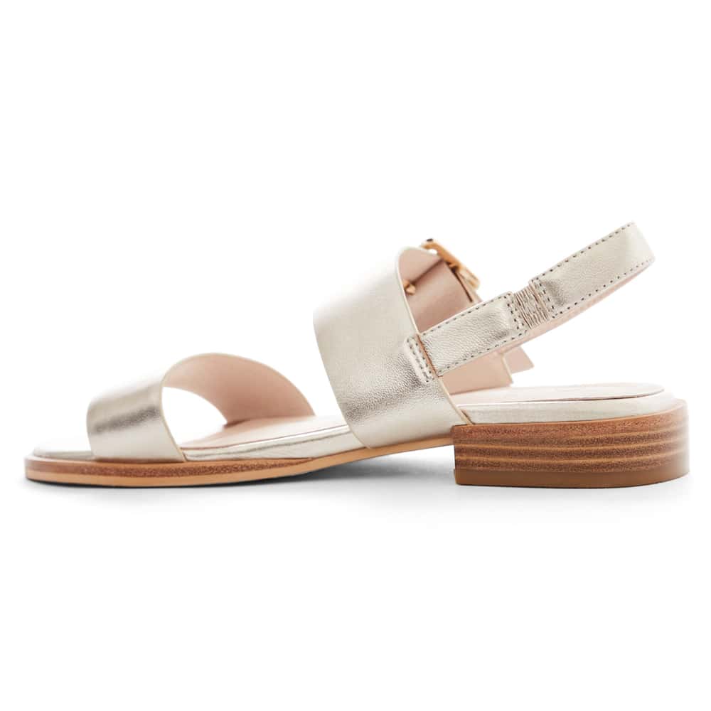 Tabatha Sandal in Gold Leather
