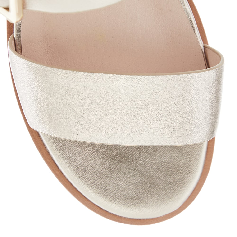 Tabatha Sandal in Gold Leather