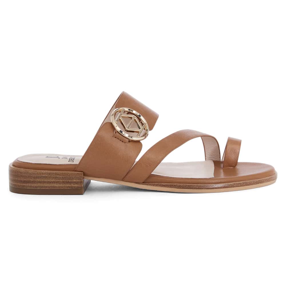 Tena Sandal in Tan Leather