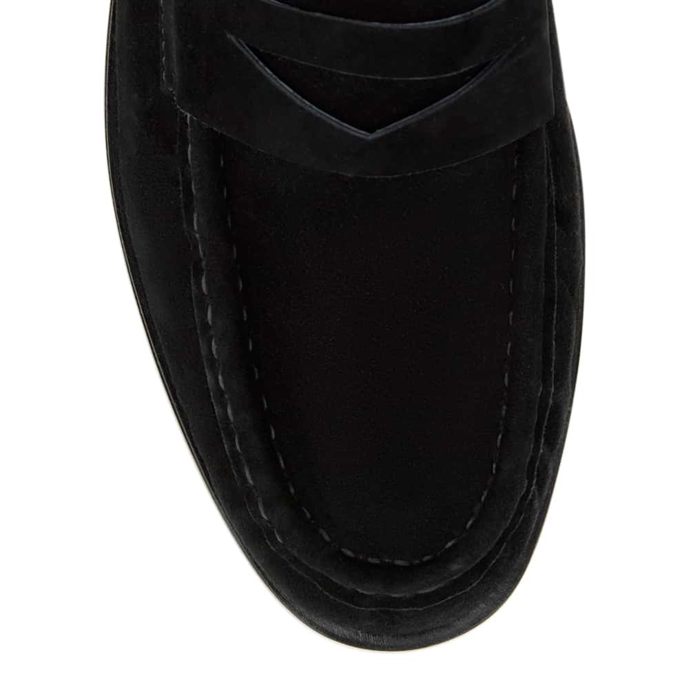 Turner Loafer in Black Suede