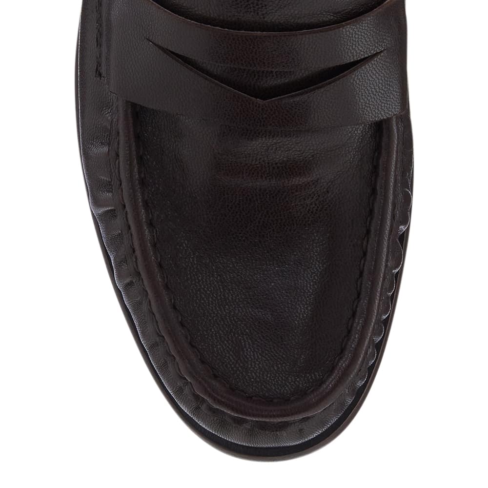 Turner Loafer in Chocolate  Leather