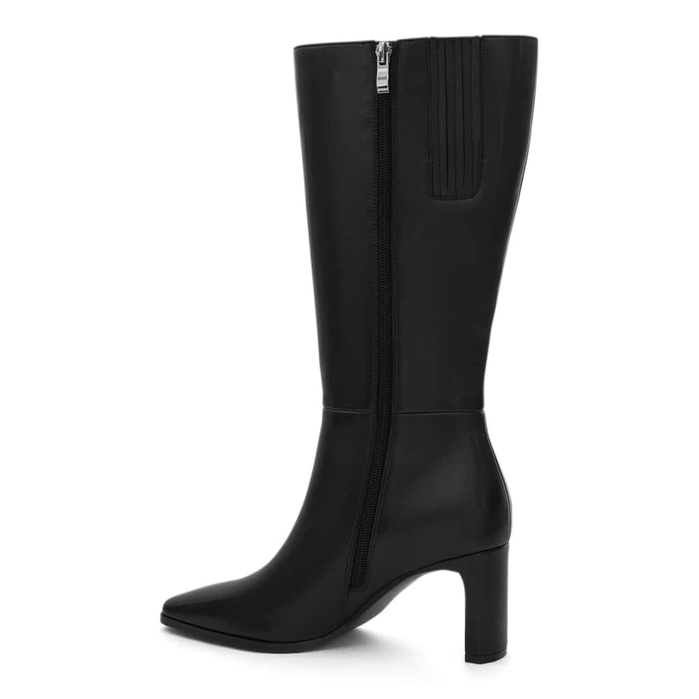 Viper Boot in Black Leather