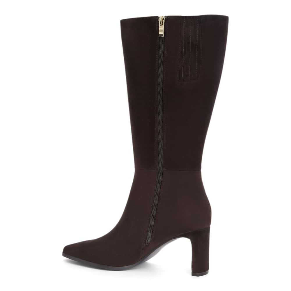 Viper Boot in Chocolate  Suede