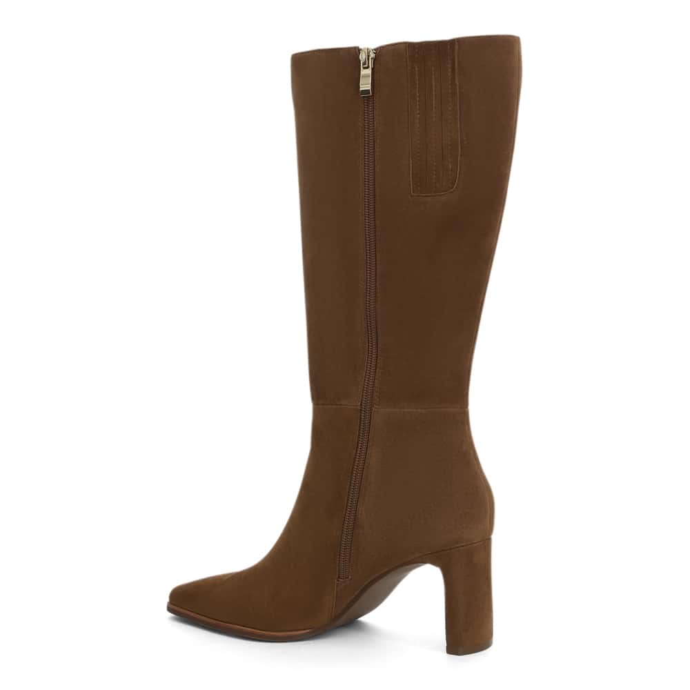 Viper Boot in Tan Suede