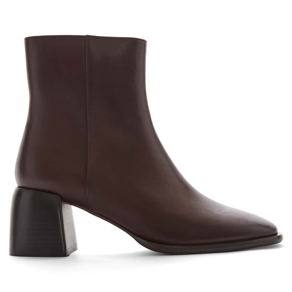 Zalia Boot in Chocolate Glove Leather