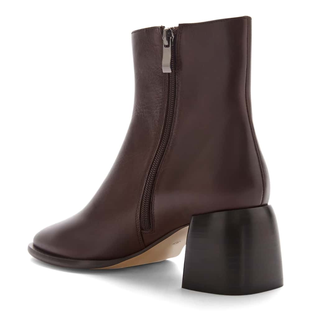 Zalia Boot in Chocolate Glove Leather
