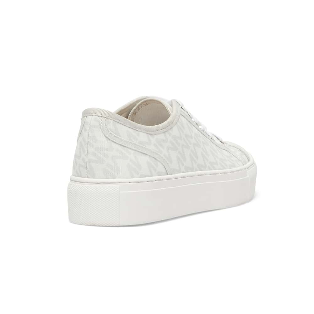 Jace Sneaker in White And Grey Leather