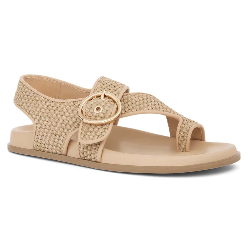Talbot Sandal in Natural Raffia Raffia