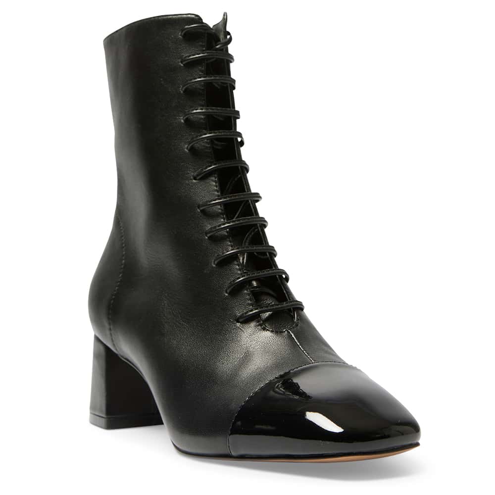 Talent Boot in Black On Black Leather