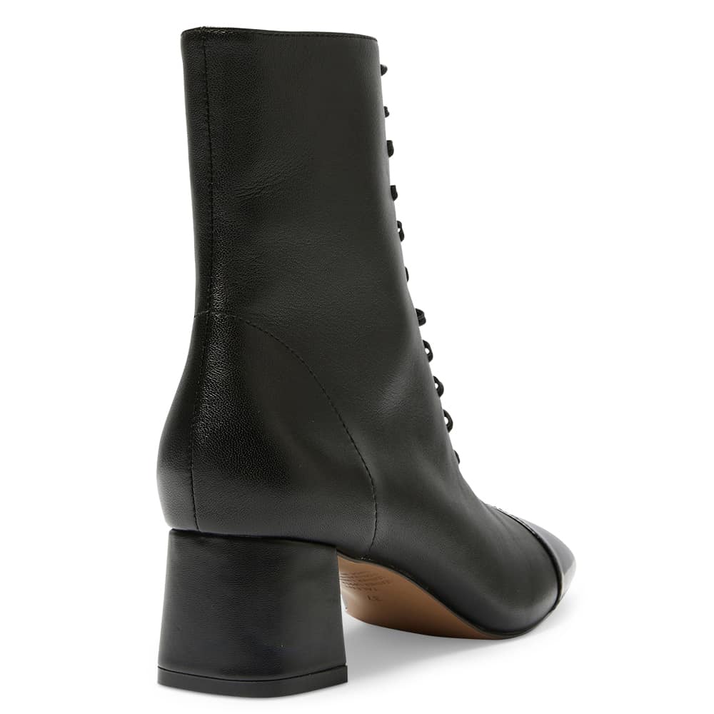 Talent Boot in Black On Black Leather
