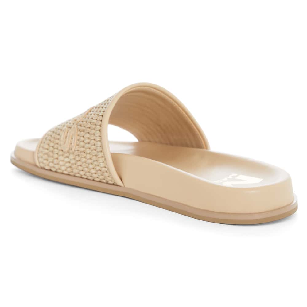 Tide Flat in Natural Raffia Leather