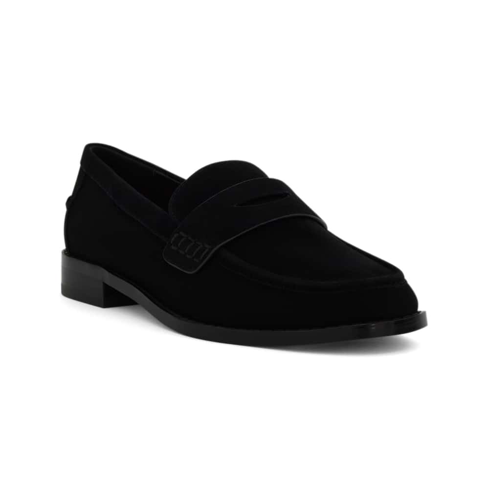 Tory Loafer in Black Suede