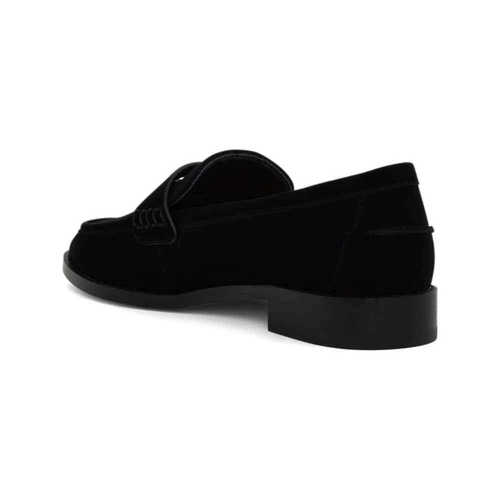 Tory Loafer in Black Suede