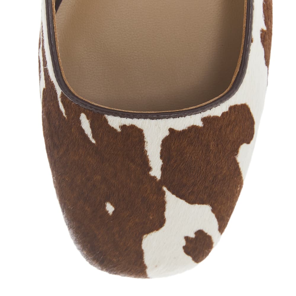 Tottie Ballet Flat in Chocolate Multi Pony Leather