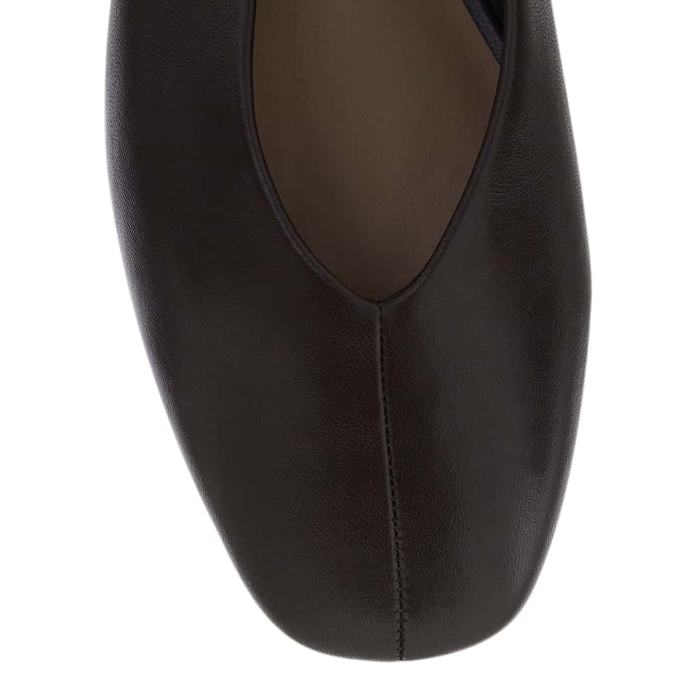 Tune Ballet Flat in Chocolate  Leather