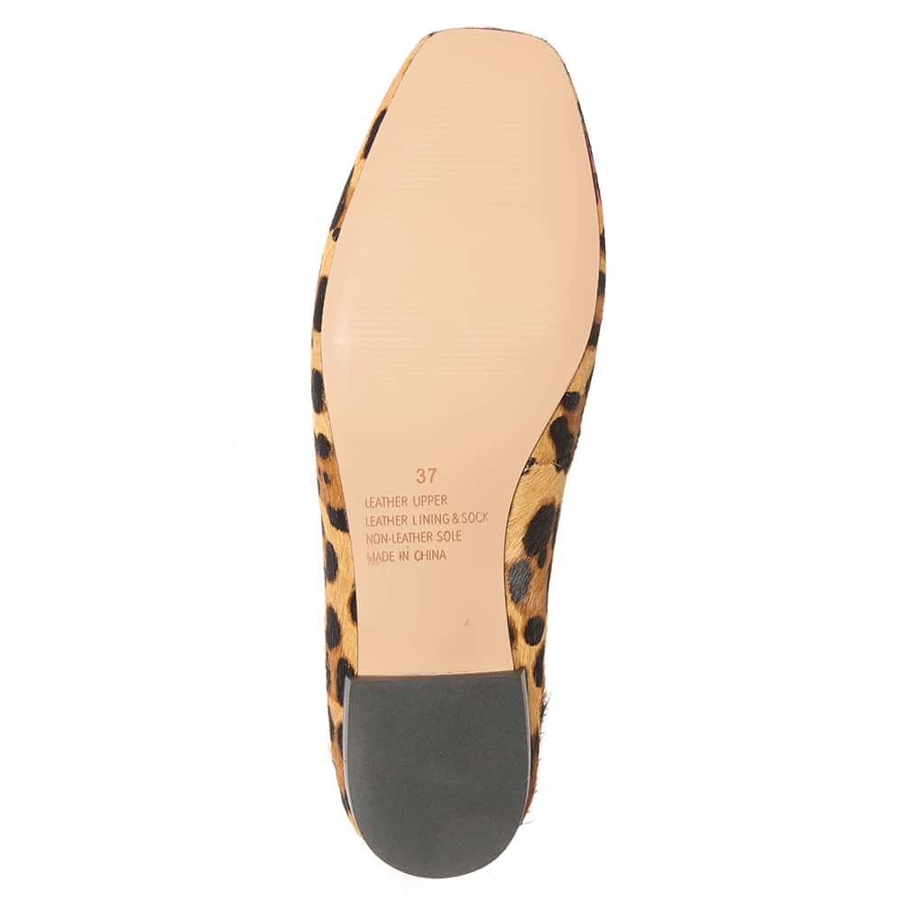 Tuxedo Loafer in Leopard