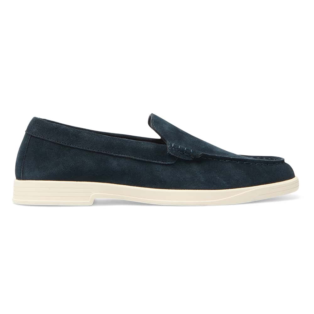 Valiant Loafer in Navy Suede