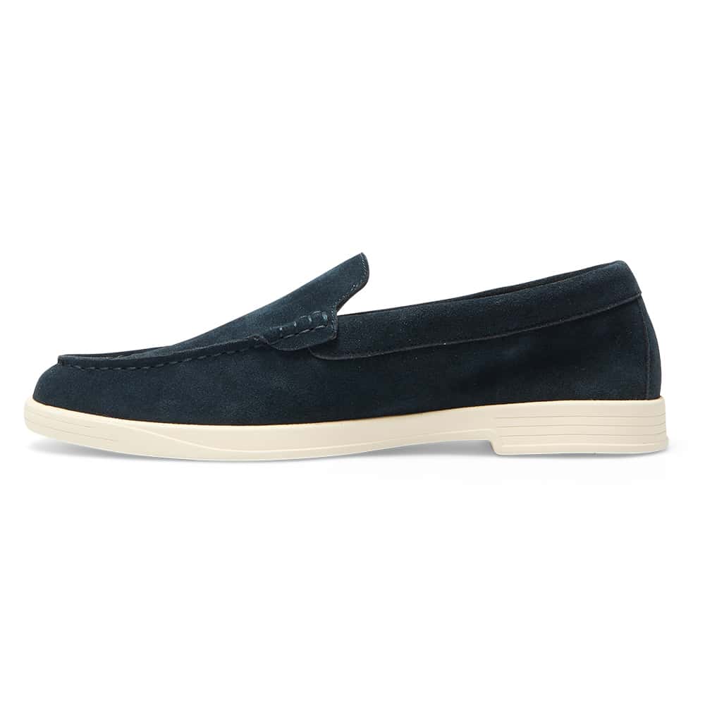 Valiant Loafer in Navy Suede