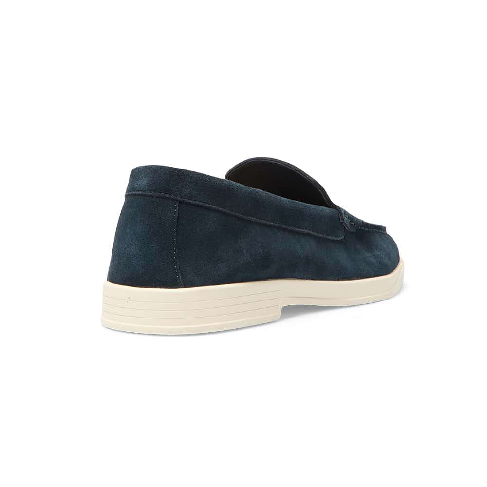 Valiant Loafer in Navy Suede