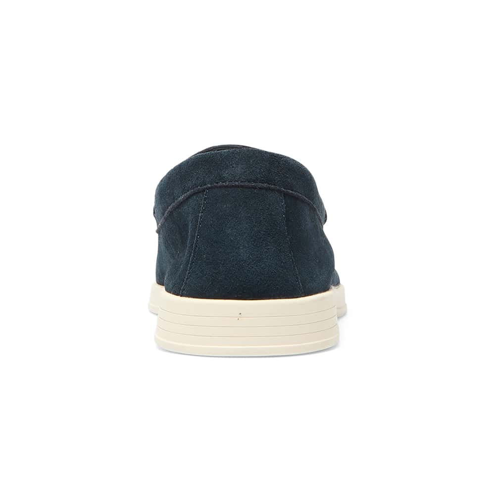 Valiant Loafer in Navy Suede