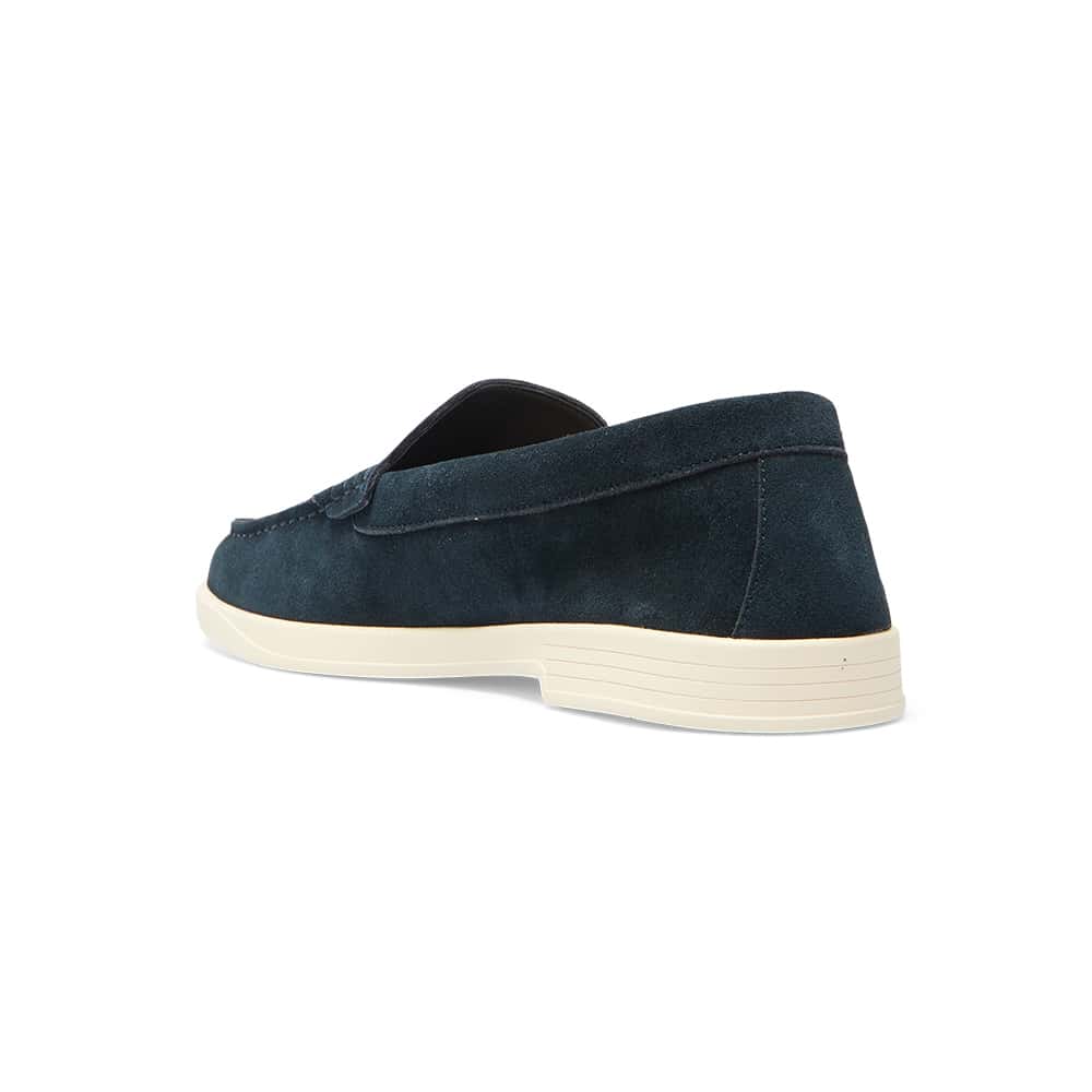 Valiant Loafer in Navy Suede