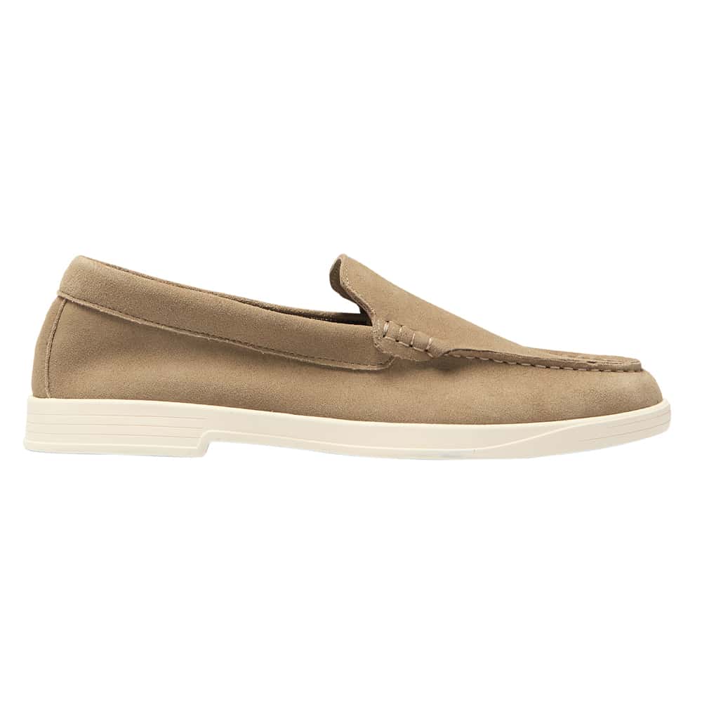 Valiant Loafer in Taupe Suede