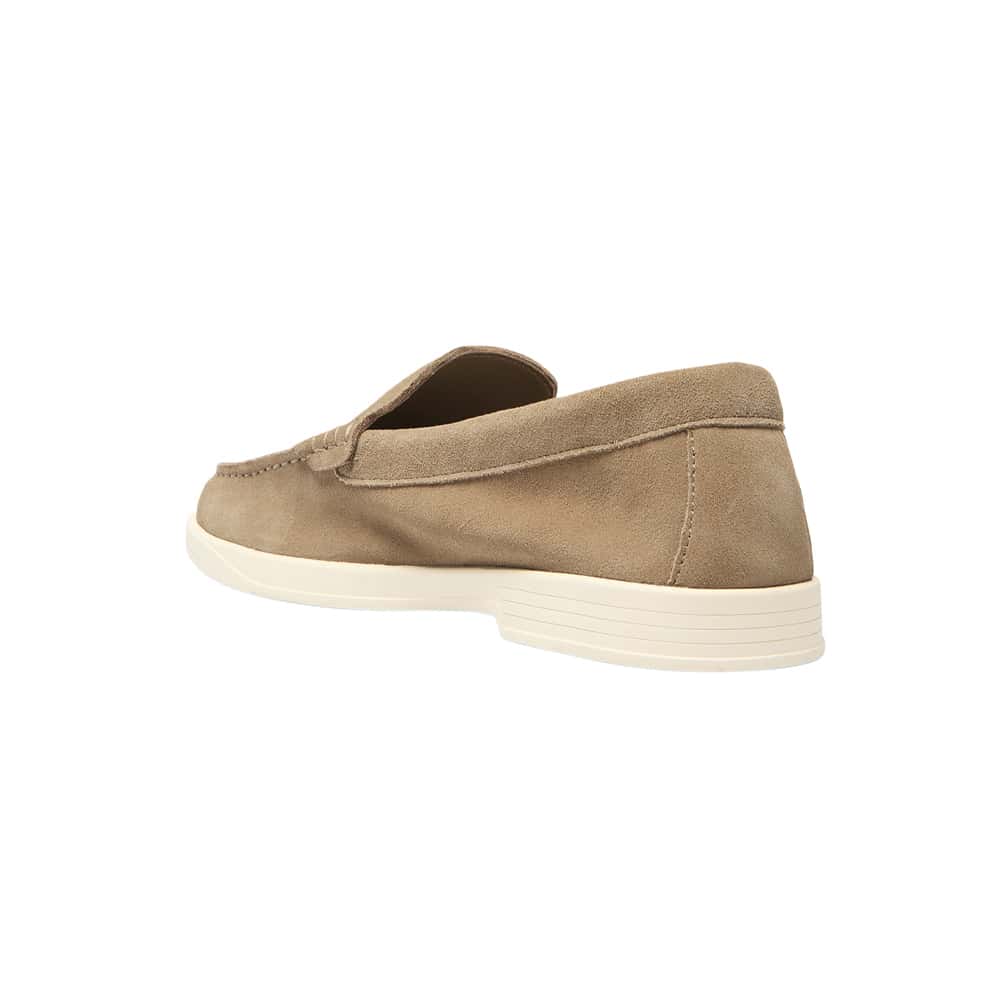 Valiant Loafer in Taupe Suede