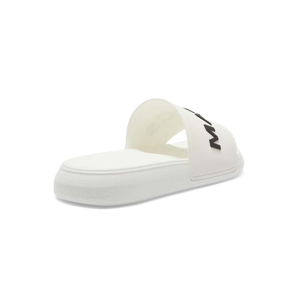 Venice Slide in White And Black