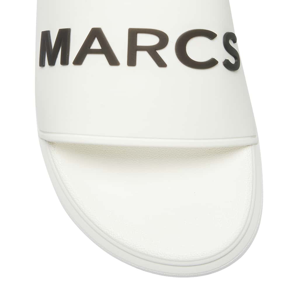 Venice Slide in White And Black