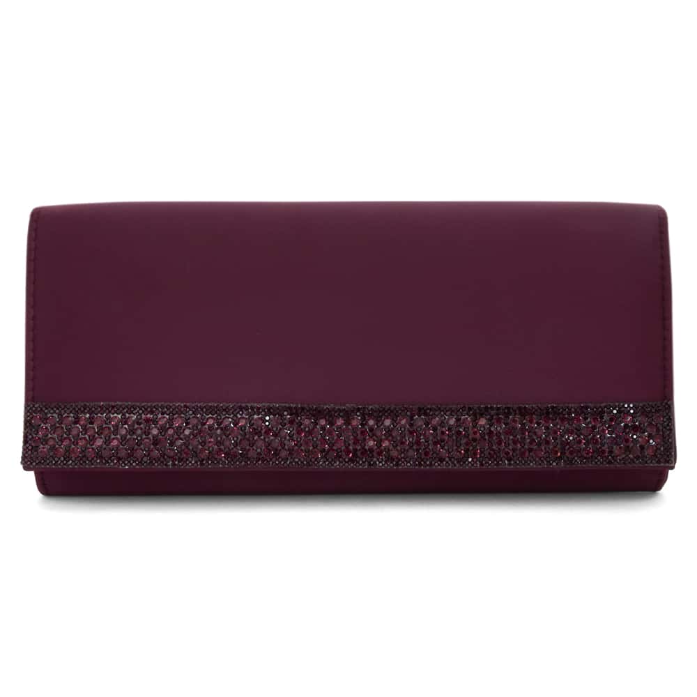 Aurella Clutch in Burgundy
