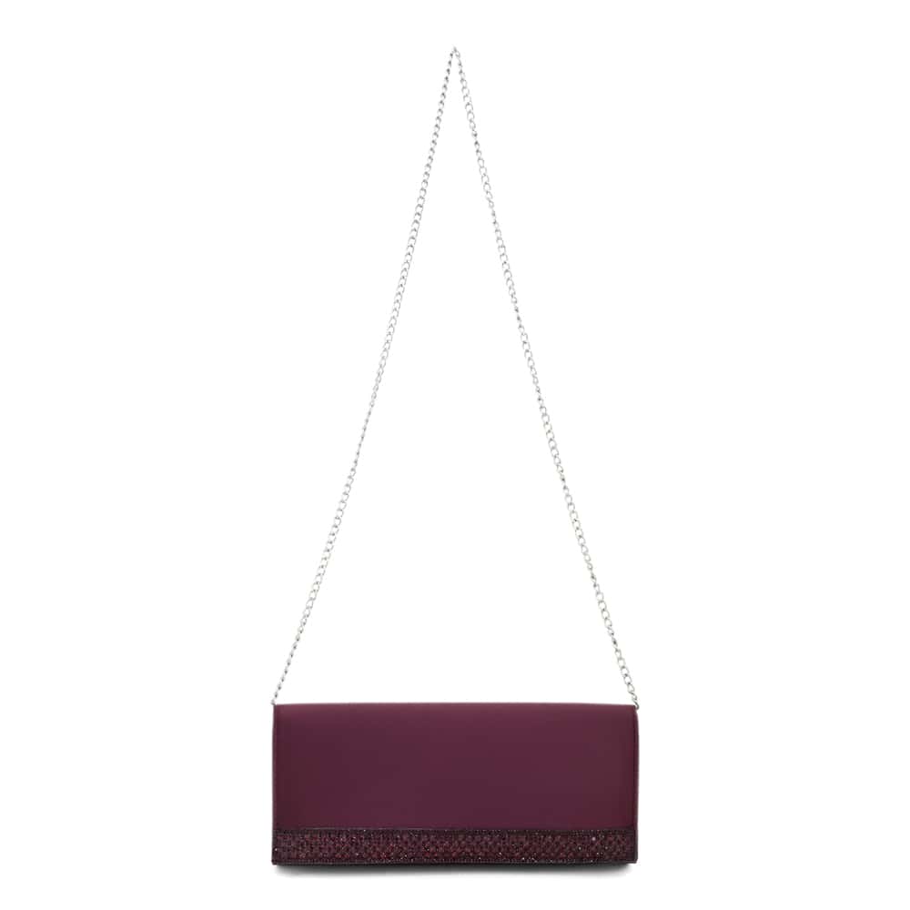 Aurella Clutch in Burgundy