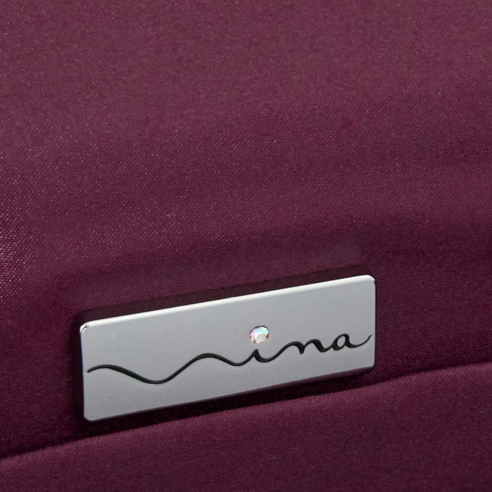 Aurella Clutch in Burgundy