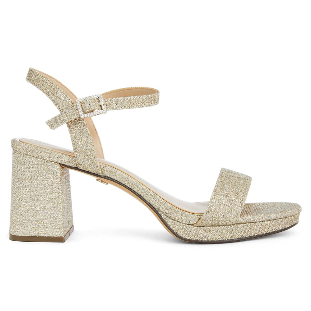 Berg Heel in Soft Platino Dreamland