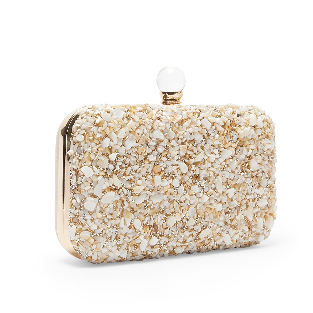 Bliss Handbag in Ivory Crystal
