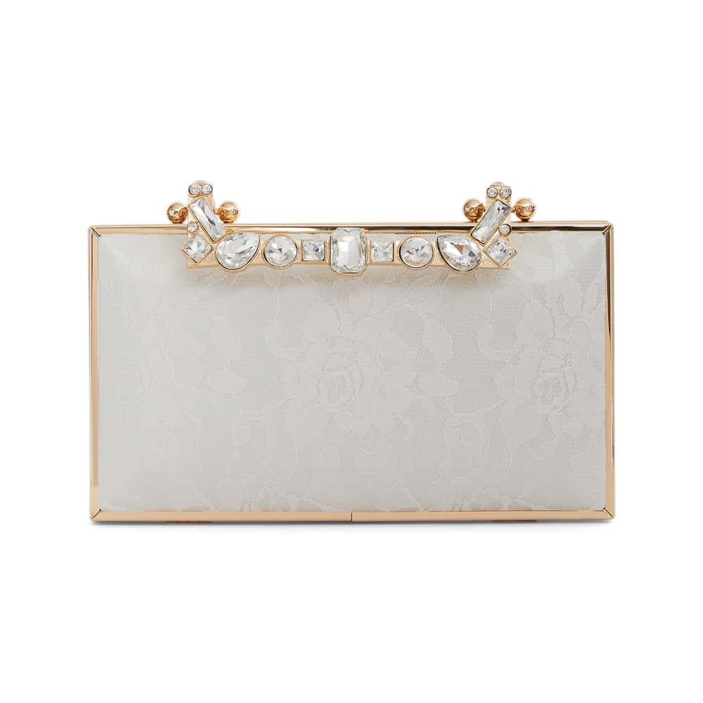 Boujee Evening Bag in Ivory