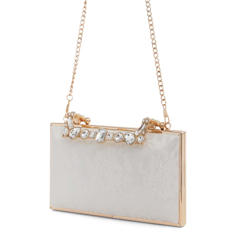 Boujee Evening Bag in Ivory