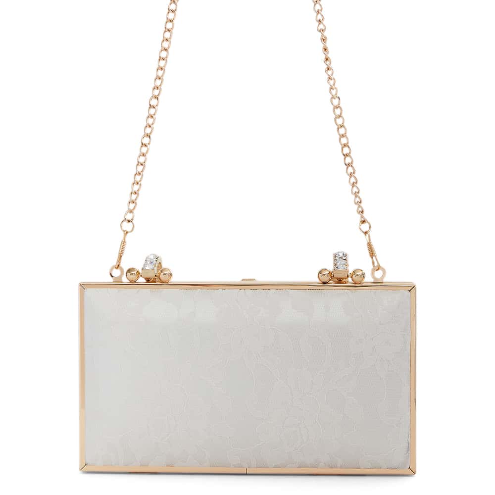 Boujee Evening Bag in Ivory