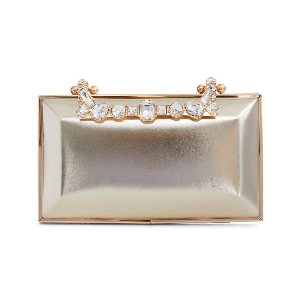 Boujee Evening Bag in Platino Luna Foil